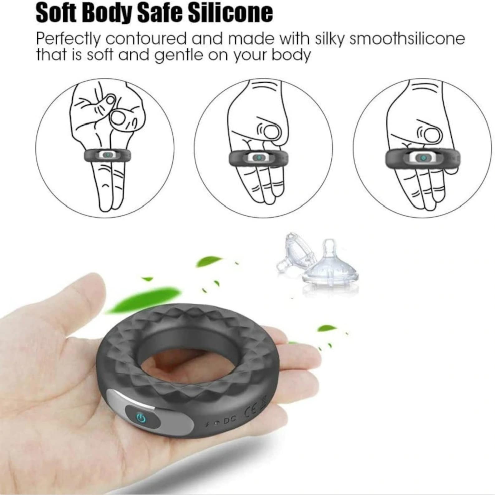 Vibrating ring for men. 10 Vibration Modes Vaginal Massager. Etsy