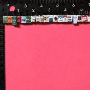 Dollhouse 1:12 Miniature Cigarette Boxes Choice