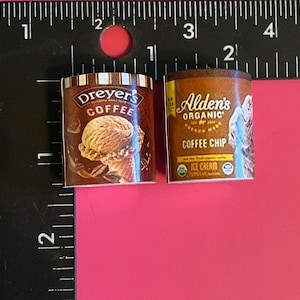 Dollhouse 1:6 Miniature Ice Cream Cartons Choice