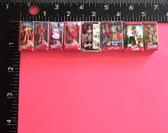 Dollhouse Miniature 1:12 Fashion Doll Boxes Choice