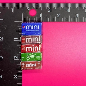 Dollhouse 1:12 Miniature Mini Soft Drink Boxes