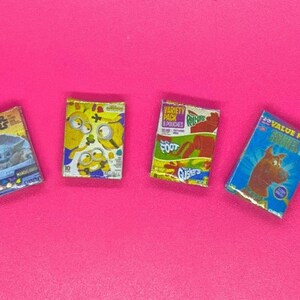 Dollhouse 1:12 Miniature Fruit Snacks Boxes Choice