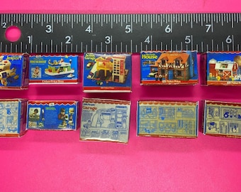 Dollhouse 1:12 Miniature Fisher Price Boxes Choice Each