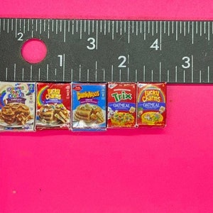 Dollhouse 1:12 Miniature Food Boxes Choice