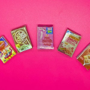 Dollhouse 1:12 Miniature Cereal Boxes Choice Each