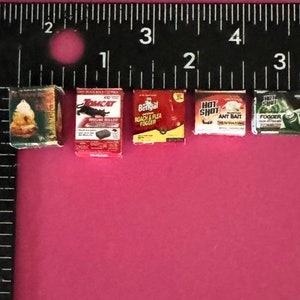 Dollhouse 1:12 Miniature Pest Control Boxes Choice