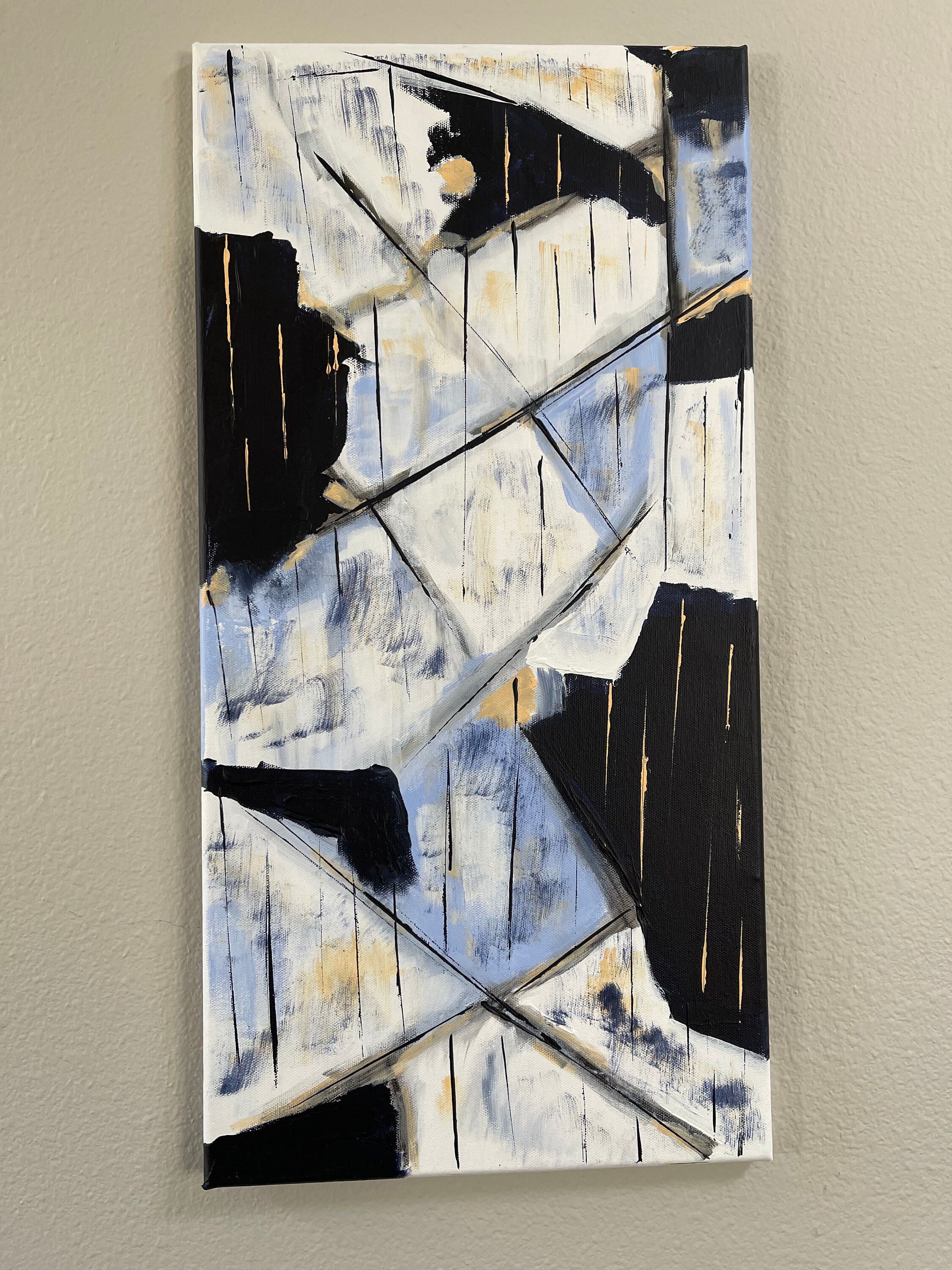 Modern Original Abstract Triptych Textured Paintings on - Etsy