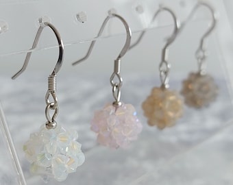 Swarovski® Ohrringe Opal handgemachter Schmuck Ohrhaken Edelstahl Freundinnengeschenk SchmuckwerkbyEllen