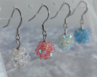 Schmuckgeschenk Ohrringe Swarovski® selbstgemacht Ohrhaken Edelstahl SchmuckwerkbyEllen