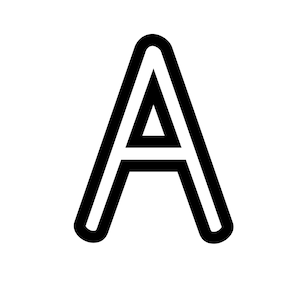 Kolorowanki z dużymi literami alfabetu ABC do pobrania w wersji cyfrowej do wydrukowania