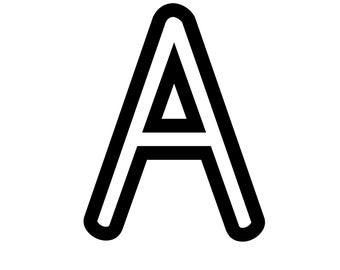 ABC Alphabet Uppercase Letters Coloring Pages Digital Download Printable