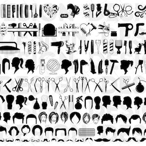 170+ FRISEUR SVG Bündel, Friseur Grafik svg, Friseur Salon svg, Friseur svg, Friseur svg, Kosmetikerin svg, Haarschmuck svg