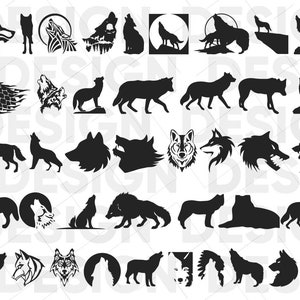 40+ WOLF SVG BUNDLE, wolf clipart, wolves svg, wolf head svg, wolf png, animal svg, wolf face svg, wolf pack svg, wolf cut files, wolf eps