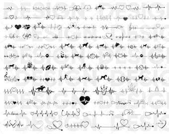 140+ HEARBEAT SVG BUNDLE, lifeline svg, pulse svg, nurse svg, hearbeat clipart,heart beat svg,healthcare svg,hearbeat cricut,hearbeat vector