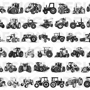 40+ TRAKTOR SVG BUNDLE, Mähdrescher svg, Traktor Silhouette svg, Traktor Vektor, Traktor png, Traktor eps, Traktor dxf, Traktor Cricut