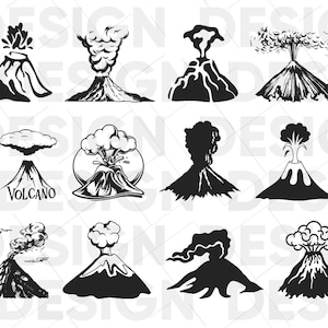 10+ VOLCANO ERUPTION SVG Bundle, volcano exploding, volcano lava river, volcano mountain, volcano exploding, mountain exploding