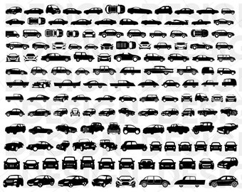 140+ CARS SVG BUNDLE, car graphic svg, vintagecar svg, retro car svg, race car svg, sport car png, car silhouette svg, cars vector, prints