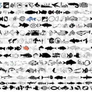 150+ FISH SVG BUNDLE, fishing svg, fish svg, fisherman svg, fish clipart, bass fish svg, fishing pole svg, fish hook svg, ocean svg