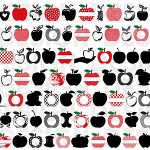 80+ APPLE SVG BUNDLE, apple png, apple vector, apple silhouette, apple cricut, apple monogram, apple svg, apple print