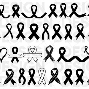 30+ RIBBON SVG BUNDLE, assorted awareness ribbon svg, tie svg bundle, awareness ribbon png, awareness ribbon clipart, awareness ribbon eps
