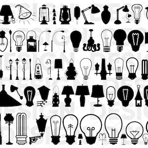 70+ LIGHT BULB SVG Bundle, bulb svg, lightbulb clipart, street lamp svg, kerosene lamp svg, lightbulb png, lightbulb eps, lightbulb cricut