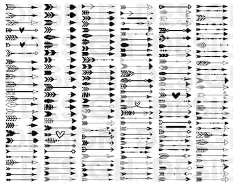 180+ PILVÅRDSSVG-PAKET, boho pilsvg, hjärtpilsvg, pilarsvg, pilklippkonst, kärlekspilssvg, bågskyttesvg, pilsvg-klippfil