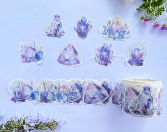 Washi Tape Sample Simply Gilded February Gem of the Month Amethyst