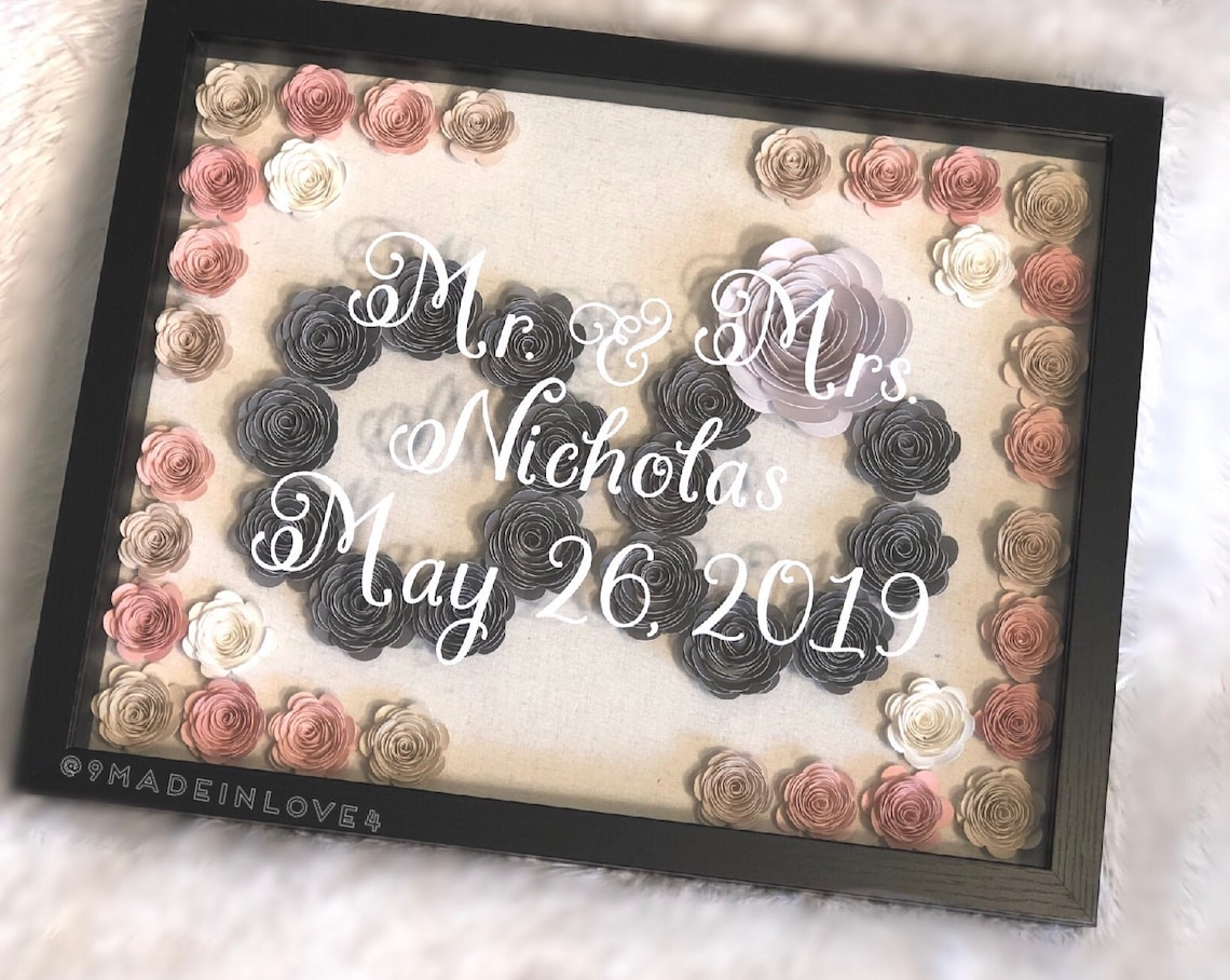 Wedding Ring Shadow Box 11x14in Etsy
