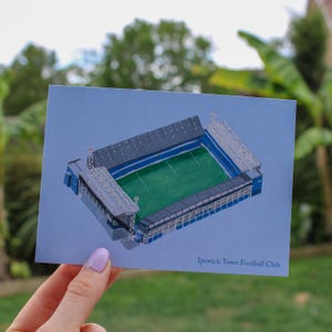 Postal ilustrada del Ipswich Town Football Club