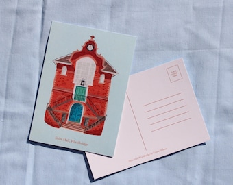 Shire Hall, Woodbridge – Cartão postal ilustrado