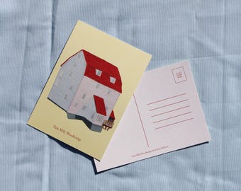 Woodbridge Tide Mill – Cartão postal ilustrado