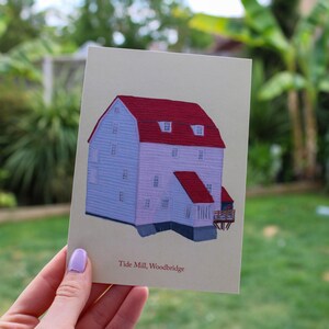 Moulin à marée de Woodbridge – Carte postale illustrée