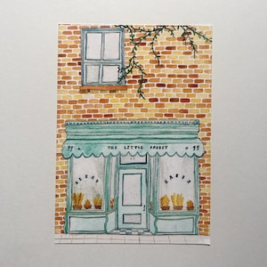 The Little Bakery - A5 Art Print