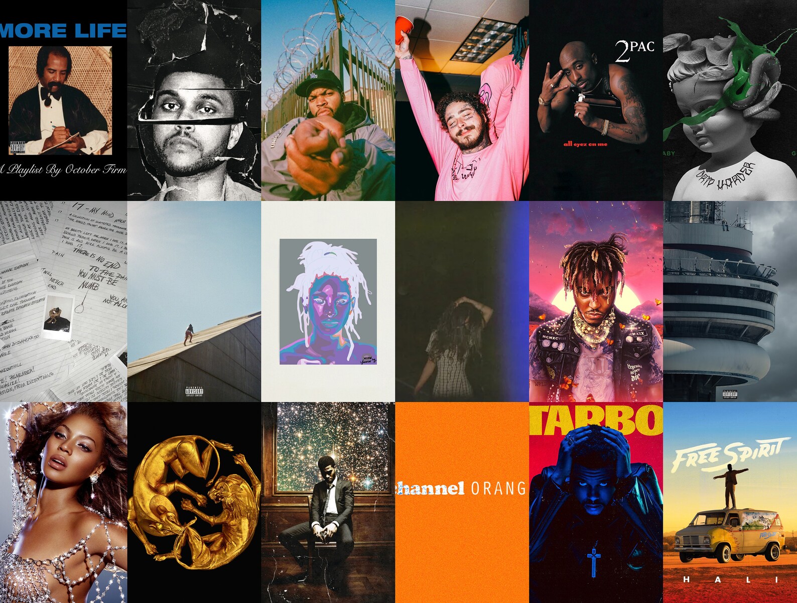 60pc Album Cover Collage Kit Music Wall Collage Aesthetic Etsy