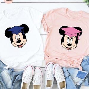 Disney Graduation Shirt, Mickey Minnie Grad Shirt, Disney Graduation Family Shirt, Graduation Family Trip Shirt, Disney Senior Shirt