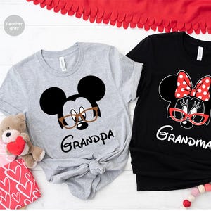 Disney Grandpa T-shirt, Disney Grandma Shirt, Disney Grandparents Shirt, Mickey Minnie Shirt, Disney Vacation Shirt, Disneyland Family Tee
