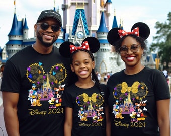 Disney Trip Shirts 2024, Disneyland Family Matching Shirt, Disney Vacation Shirts, Disney Shirts, Disney Birthday Shirts, Disneyworld Shirts
