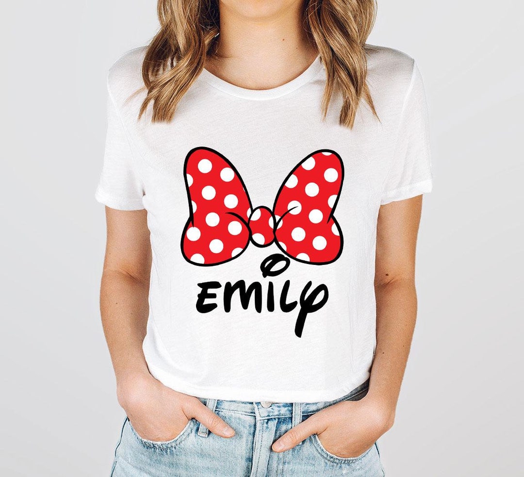 Disney Custom Name Tshirts, Minnie Mouse Shirt, Matching Disney Group