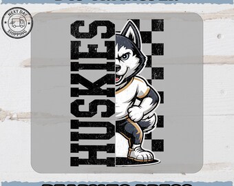 Cute Husky Cartoon DTF Transfer for Funny Animal Shirts & Hoodies Dog Lover Apparel Ready to Press Gift