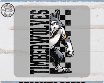 Fierce Wolf DTF Transfer, Ready To Press Wolf Design, Wild Animal Iron On, Outdoor Adventure Transfer, Rustic Wildlife Decal
