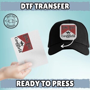Vintage Western Cowgirls DTF Transfer for Western Apparel & Rodeo Fans, Ready to Press on T-shirts Hoodies image 4