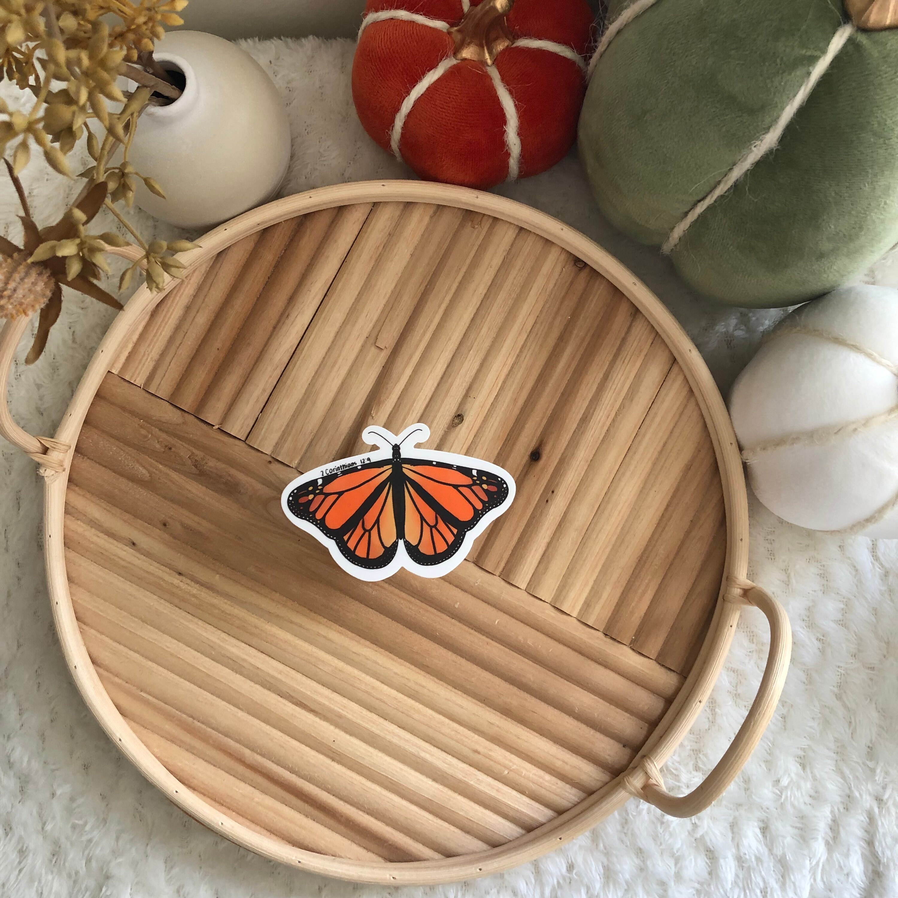 Butterfly Dishwasher Safe Decal Christian Stickers, Catholic Stickers