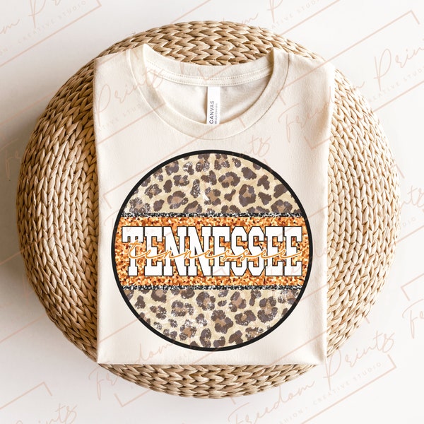 Leopard Tennessee VOLS PNG sublimation, Tennessee College Football Sublimation