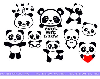 Download Panda Svg Bundle Etsy
