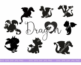 Download Baby Dragon Svg Etsy