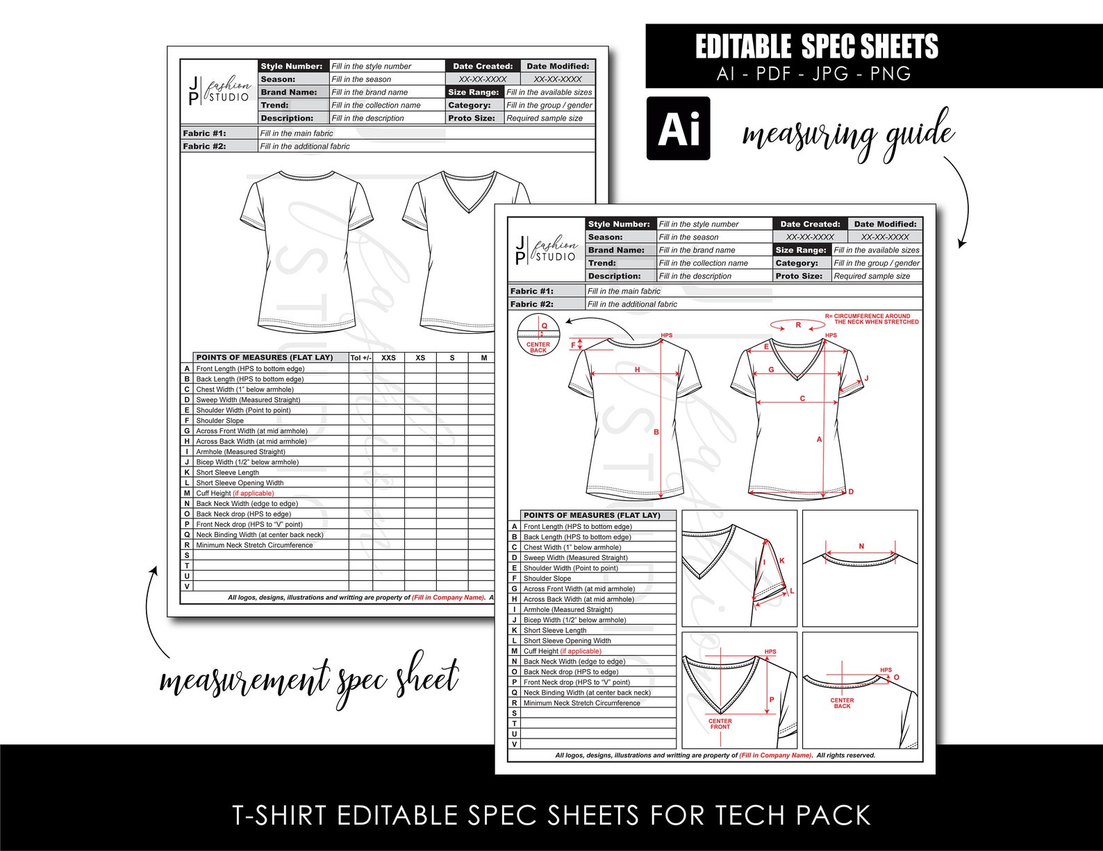 complete-tech-pack-spec-sheets-for-women-s-v-neck-t-shirt-apparel