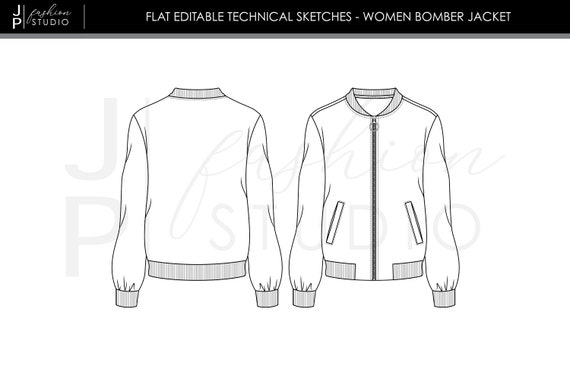 Gloves fashion flat technical drawing template Vector Image