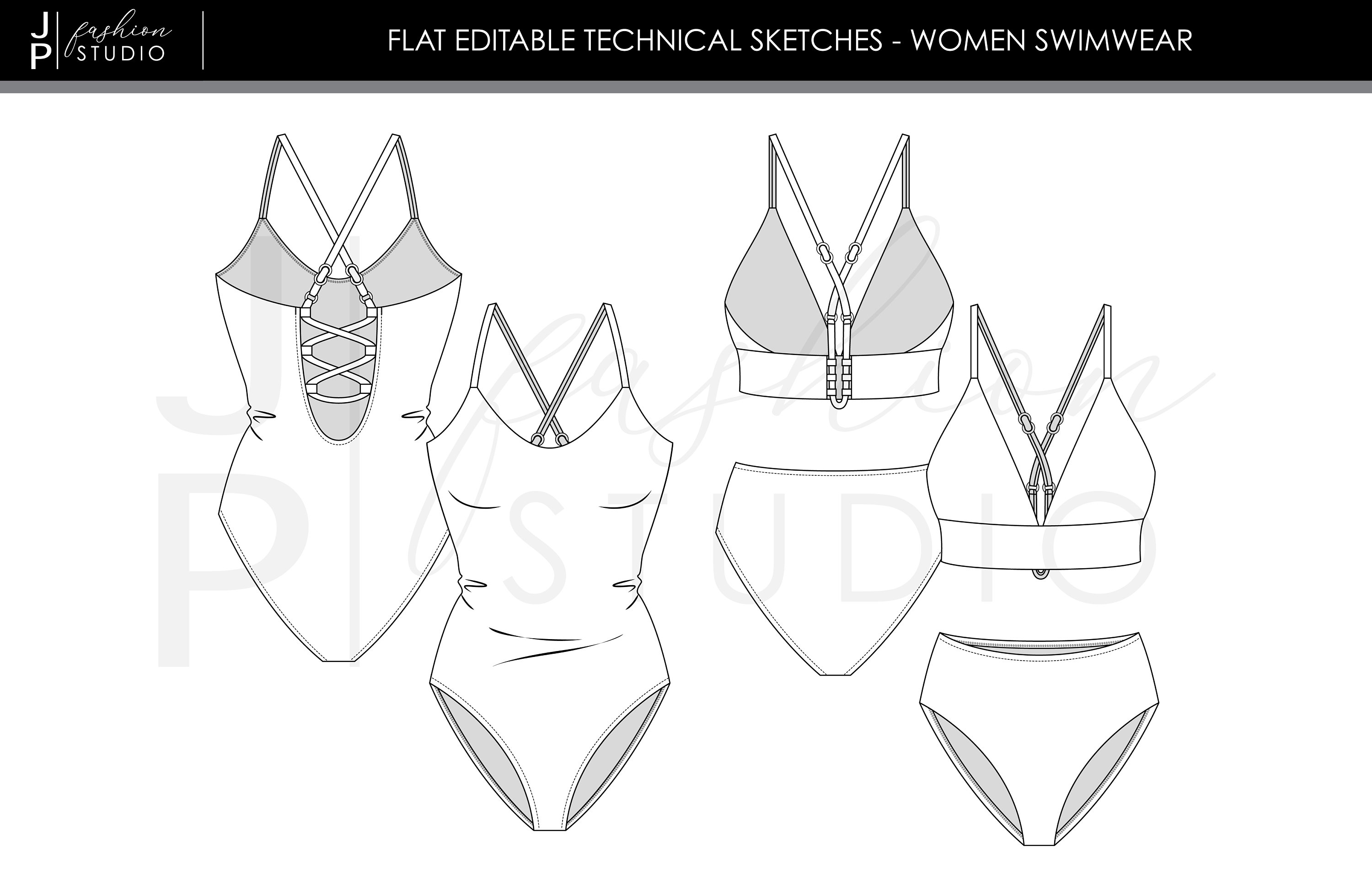 Buy Swimsuit Sketch Online In India  Etsy India