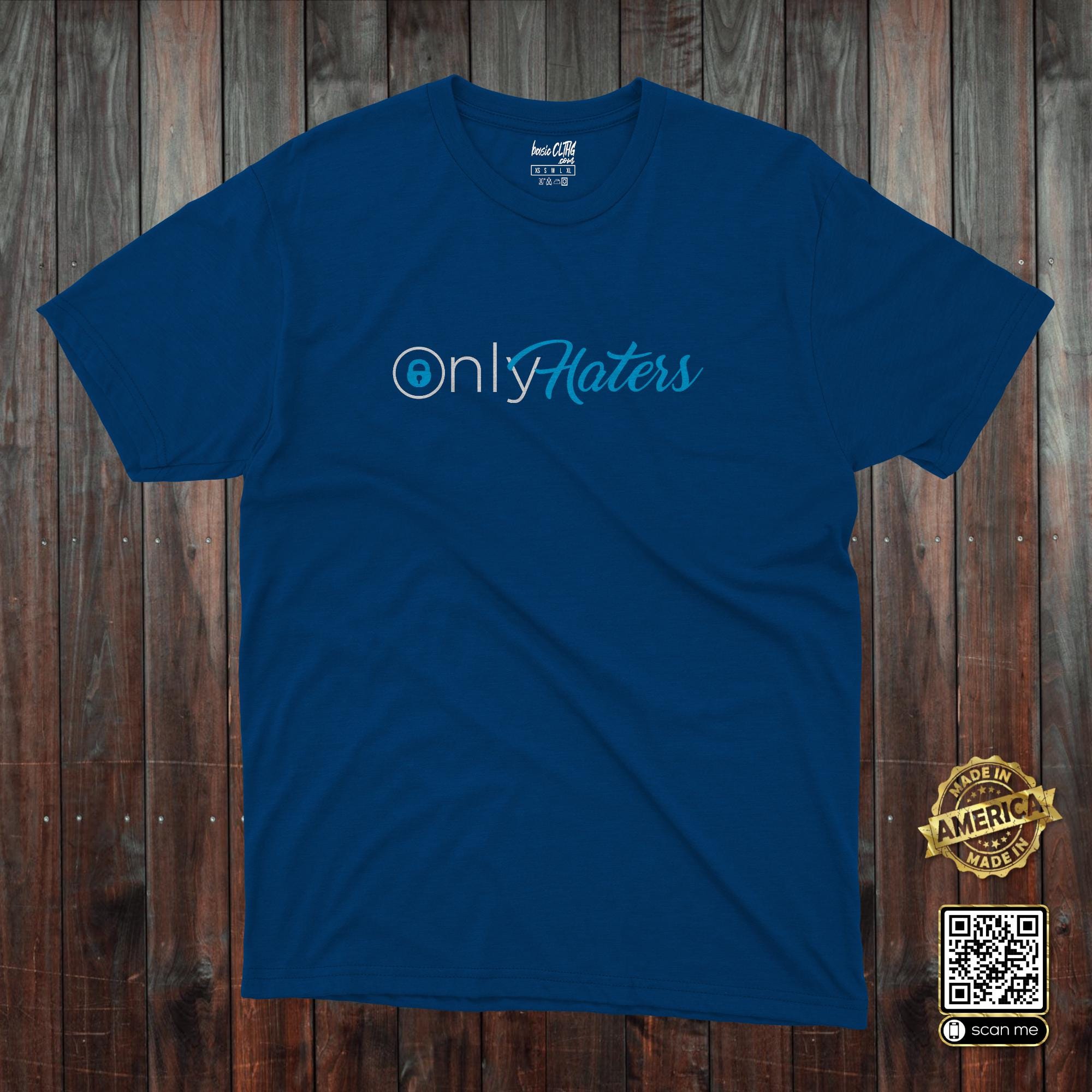 Basic.clthg - Only Haters - T-shirt - Etsy