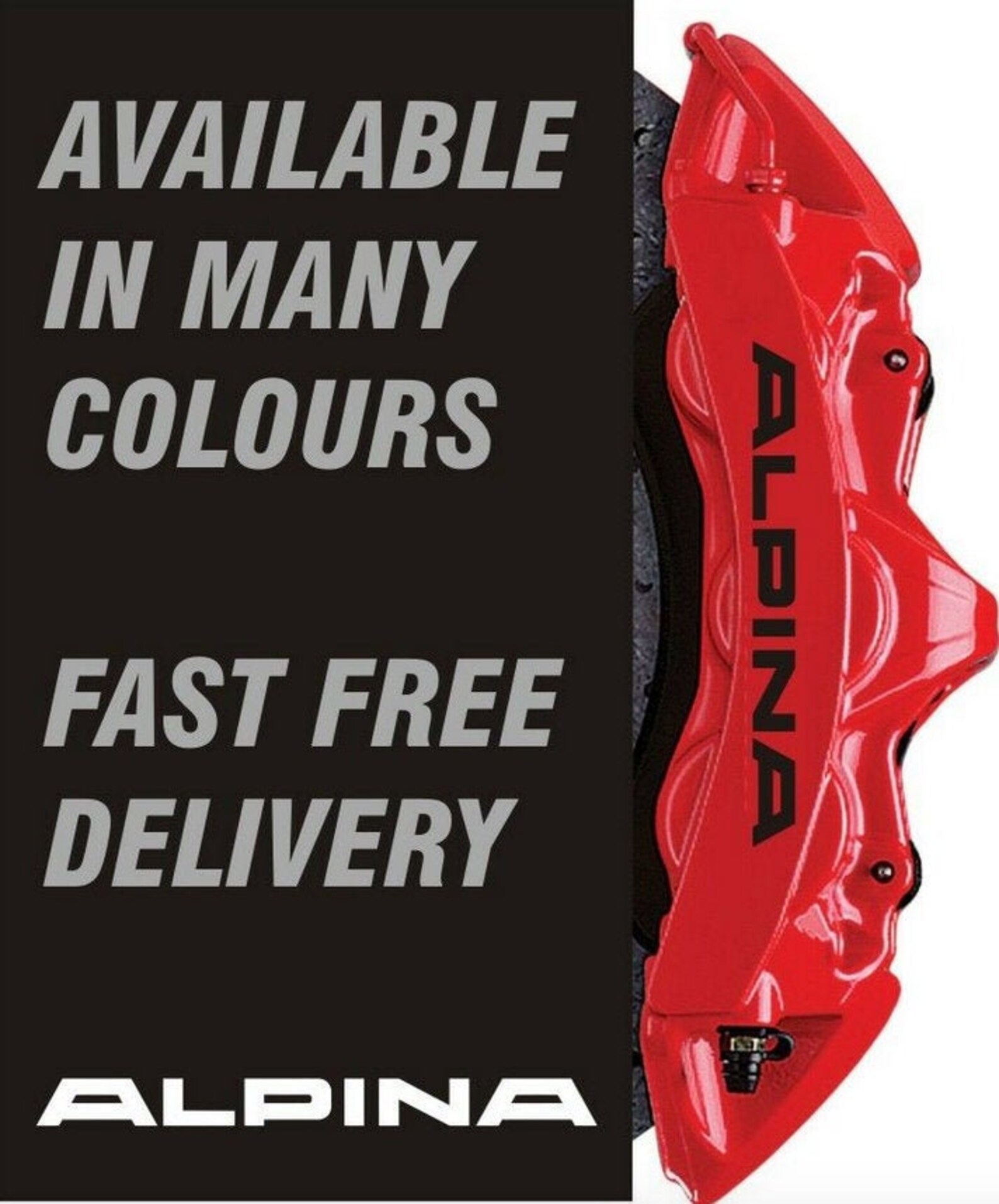 BMW ALPINA B3 HI temp premim brake caliper decal stickers x6 Etsy